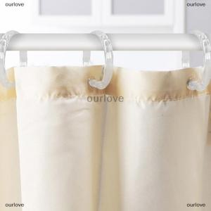 [COD] ourlove 12Pcs Open Curtain Rings Curtain Rings Round Rings Shower Curtain Clips For Curtains And Curtain Rods