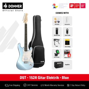 Donner DST - 152R Gitar Elektrik - Blue