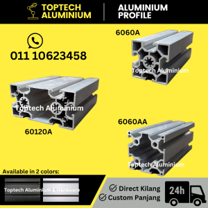 [Customized Length/Heavy-duty] Aluminium profile/conveyor/engineering 60 series (6060 & 60120) for commercial or DIY use