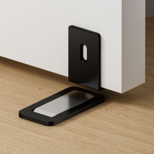 NOBLELUX Non-Punch ic Door Stopper Wall Protector Self Adhesive Anti-collision Door Holders Easy Install Invisible Hidden Doorstop Wall Protection
