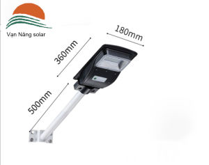 Đèn đường năng lượng mặt trời 50w cảm biến ánh sáng cảm biến chuyển động