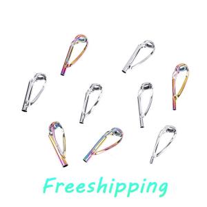 baoxue 1 cái Sliver cầu vồng Top tip hướng dẫn vòng miễn phí của rối cho quay đúc cần câu