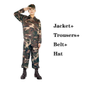 Children's Camouflage Costume Set Boy's Gift Special Forces Military Uniform Military Training Uniform Children's Military Dress Up Costume. 