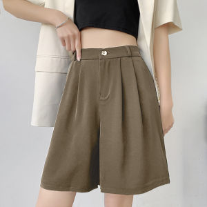 Quần short lửng nữ ống rộng lưng thun sau chất vải cao cấp nhiều màu S03