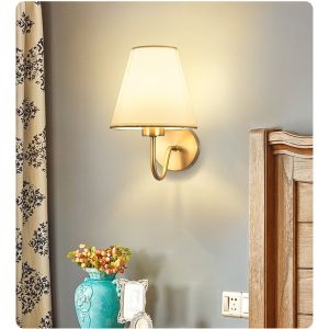 Decorative LED Wall LampNordic Indoor Iron LightAmerican Modern Reading Beside LightingHome Stairs Vintage Loft Sconce Wall LightsHotel Aisle TV Background Wall Light E27Fast shipping
