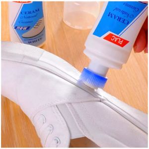 Plac Cream Natural Creams Pembersih Sepatu Warna Putih D75