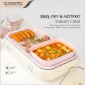 CLOVERTEC Multicooker GRILL HOTPOT FRY 3in1 CHG-5624. 