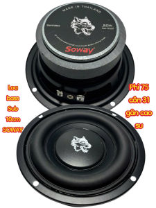 Loa bass sub 11cm SOWAY - giá 1 cái - phi 75 côn 31 gân su logo mặt - hàng nhập
