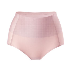 KUCHAR Ice Silk Panties for Women Seamless Underpants High Waist Briefs Plus Size Underwear Tummy Control Hip Lift Briefs Antibacterial Crotch Panty M-XXL