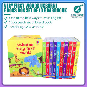 COD Usborne very first words usborne books box set of 10 boardbook brandnew for 2-4 years