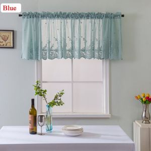 【Familiars】 ผ้าม่านครึ่งหน้าต่าง ผ้าม่านลูกไม้สั้น ผ้าม่านผ้าโปร่ง นห้องนั่งเล่นม่านประตู ผ้าม่านสีขาวตกแต่ง