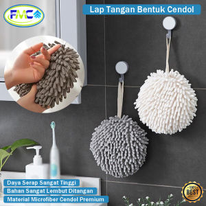 Lap Tangan Model Microfiber Cendol Hand Towel Gantung Bahan Lembut Daya Serap Tinggi