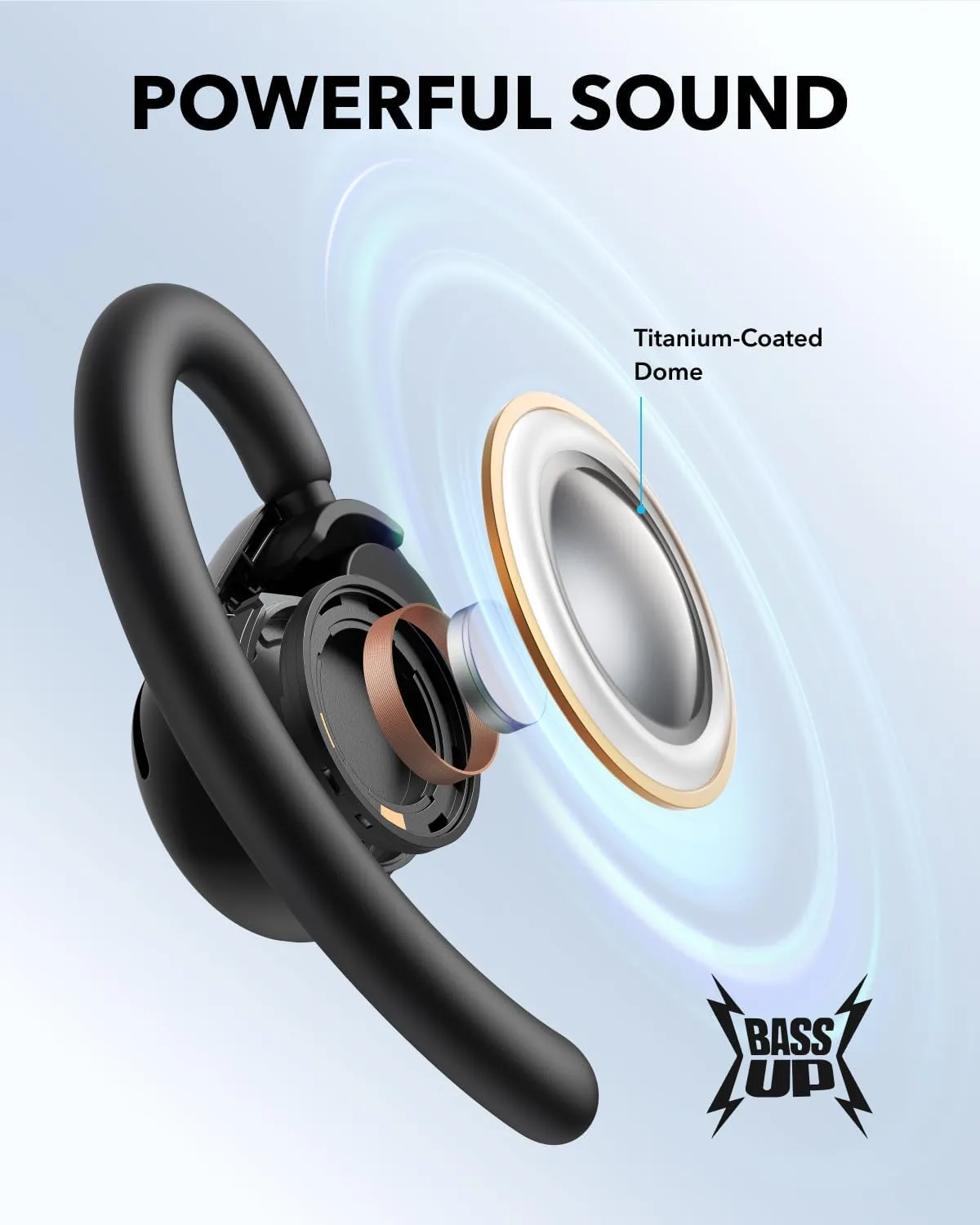 Soundcore V30i หูฟังบลูทูธไร้สาย Bluetooth 5.3 เสียงเบสหนัก กันน้ํา สําหรับเล่นกีฬา ปั่นจักรยาน