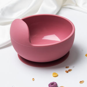 Silicone Suction Cup Bowl Baby Feeding Set BPA Free Bowl Spoon Baby Anti-slip Eating Training Bowl Kids Tableware