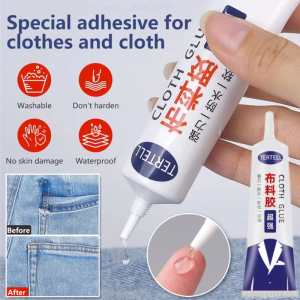 Fabric Sewing Adhesive Super Strong Leather Fabric Clothing Adhesive Instant Fabric Sew Glue Universal Sewing Repair Washable