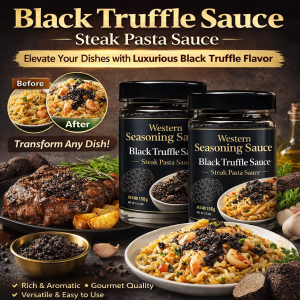 Wild Black Truffle Sauce Mushroom Sauce Black Truffle Paste Steak Seasoning Sauce Gourmet Sauce Pasta Seasoning