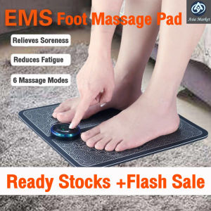 [FREE SHIPPING] Enhanced Edition Electric EMS Foot Massager Pad Japan Technology Portable USB Charging Pulse Improve Blood Circulation Relieve Ache Pain Health Care Rechargeable Massage Mat Feet Muscle Stimulator Foot Massage Mat