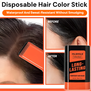 Hair Color Stick Comb Portable Disposable Hair Color Dye Cover Gray Hair Hairdressing Tools