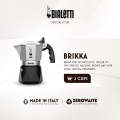 Bialetti Brikka Coffee Pot Espresso Coffee Moka Pot Stovetop Coffee Maker Moka Express Crema Foam. 
