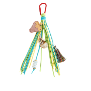 Handmade Bohemian Style PU Tassels Keychain Decoration For Bags Backpacks Or Gift Giving Ideas