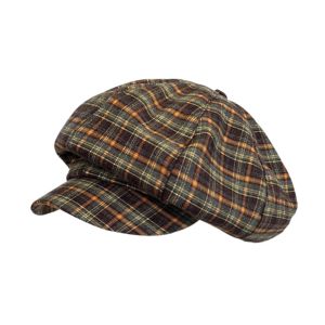 THANKSKY Bông Mũ đám mây kẻ sọc Polyester Mỏng Mũ nữ hình bát giác Cổ điển Phong cách Nhật Bản Mũ nồi lưới Nữ