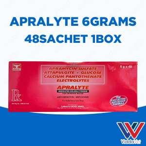 Apralyte Powder 6grams Vitality Support Supplement Apralyte Powder for Animals 6g Infection Control Solution for Animal