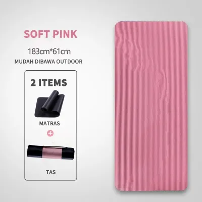 Kaia Hild MATRAS YOGA /MATRAS FITNES SPORTS /YOGA ROLLER /BAHAN NBR FITNESS ANTI SLIP OUTDOOR CAMPING /MATRAS GUNUNG 6-8MM