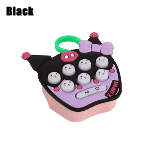Whack-a-mole Toy Console by Sanrio Kuromi Mini Game for Kids Pop It Keychain