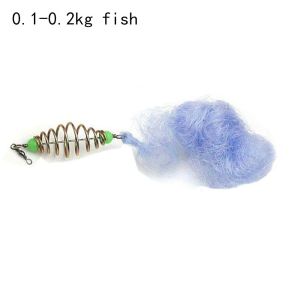 MKEB Hạt phát sáng Câu cá trên băng Phụ kiện câu cá Lưới bẫy Cast Gill Nets Cá lưới Net Tackle Lưới đánh cá