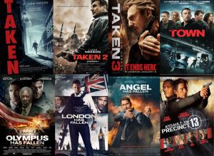 Flash Drive 64Gb Taken Trilogy_Olympus Has Fallen Trilogy_The Town_Assualt on precint13 1080p และ 4K