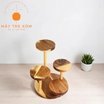 Kệ gỗ giá đỡ chậu cây cảnh trang trí phòng