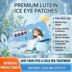 Eye Cooling Patches Lutein Eye Mask Cooling Gel Eye Pad Soothing Eye Care Refresh Tired Eyes Reduce Eye Strain Summer Cool Relief Dry Eyes Fatigue Eye Care Product