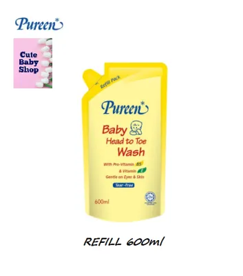 PUREEN HEAD TO TOE WASH REFILL (600ml)
