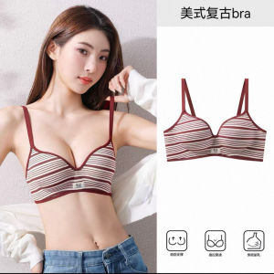 YIFAFA (Buy 1 Take 1)5cm Thick Cotton Push Up Bra For Small Chest Wireless Comfortable Seamless Padded Bra Lingerie Women Wireless Gathered Girl Underwear Underwear Ladies