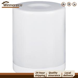 [Winnereco Flagship Mall] Pat Night Light Simple Touch Lamp 3 Light Colors Sleeping Light Eye Caring Atmosphere Light Rechargeable for Home Bedroom Decor