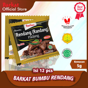 Barkat Bumbu Masak Rendang Padang 5 gram Harga 12 pcs Bumbu Khas Sejak 1939
