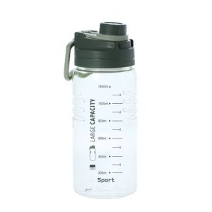 BLACKON 1500ml Cốc nước thể thao Trong suốt có bộ lọc Bình nước thể thao Cốc uống trực tiếp Chống bụi Đang chạy