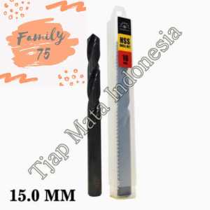 Mata bor besi 15mm HSS Tjap Mata Drill bits 15 MM Cap Mata hss
