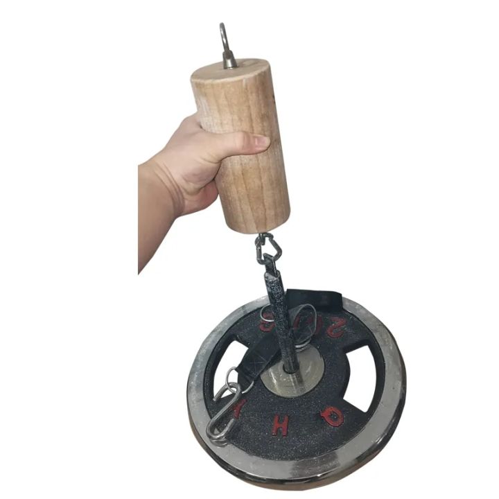 【Customer favorite】 Fitness Gym Home Wooden Hand Grips Arm Wrist Finger