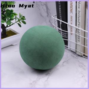 tantuoye 1ชิ้น9 12 15ซม. ทรงกลมสีเขียวดอกไม้แห้งลูกบอลฟองน้ำโคลนตกแต่งช่อดอกไม้เครื่องมือจัดดอกไม้สด
