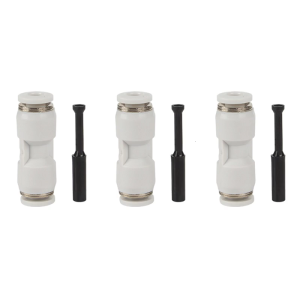 3Pcs 1.75mm Filament Extruder Quick Connector PTFE Pneumatic Fitting Tube Connector For Lab X1 X1C X1E P1P 3D Printer