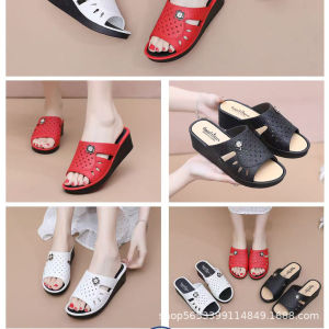 [Free Shipping] New Fashionable And Trendy Wedge-Heeled WomenS Sandals Comfortable And Soft Suitable For Outdoor Wear Beach-Friendly Non-Slip Round-Toe And Open-Toe Design