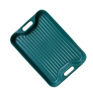 Serving Tray Rectangular Ceramic Tray Food Serving Trays Anti-slip Scratch-resistant / Pinggan Mangkuk 碗 碟 盘
