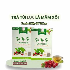 ( COMBO 4 HỘP TẶNG 1 HỘP) Trà Túi Lọc Lá Mâm Xôi  HC Tốt Cho Sức Khỏe IVFIUI