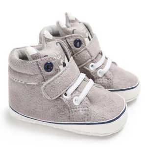 Fashion Brand Shoes Newborn Baby Boys Shoes for 1 Year Infant Soft Sole Crib Shoes Toddler First Walkers Cute Cartoon Bear Boots