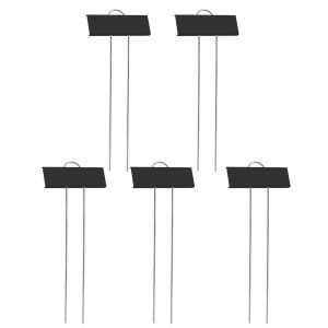 NOBLELUX 5PCS Metal Metal Plant Tag T-Type Writable Plant Labels Waterproof Classification Sign Marker Garden Accessories