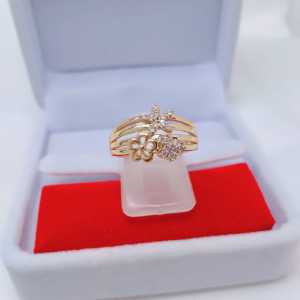 Cincin Wanita Aksesoris Fashion Awet Tahan Lama Anti Karat Cocok Untuk Harian G9-7E