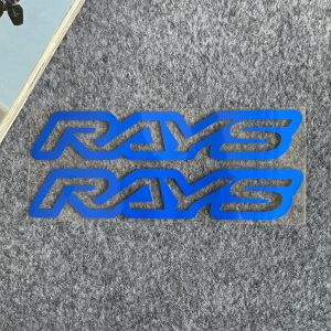 2PCS RAYS Motor Body Waterproof Universal Decorative Sticker Car Bumper Reflective Vinyl Decal Motorcycle Accessories