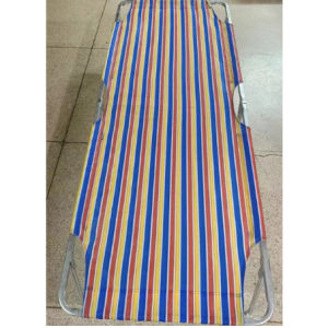 DailyGo Indoor/Outdoor Portable Folding Nylon Steel Bed High Quality Portable Folding Bed Heavy Duty Strechable Nylon Folding Bed