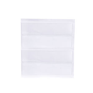 4/60Pcs Clear Self-Adhesive Label Bag Shelf Tag Pocket Identification Card Transparent Classification Warehouse Storage Organize